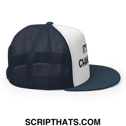 It's Chimi Changa Time Regular Trucker Show Hat Navy White Navy