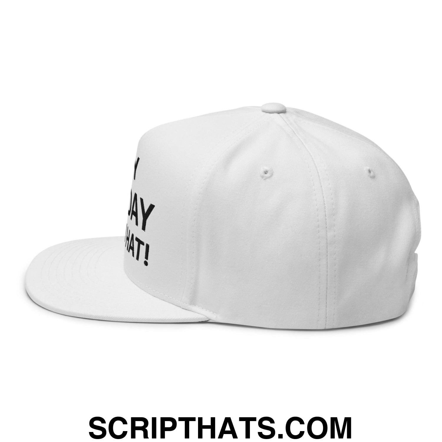 It's My Birthday Sign My Hat II Snapback Hat White