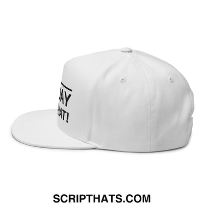 It's My Birthday Sign My Hat Snapback Hat White