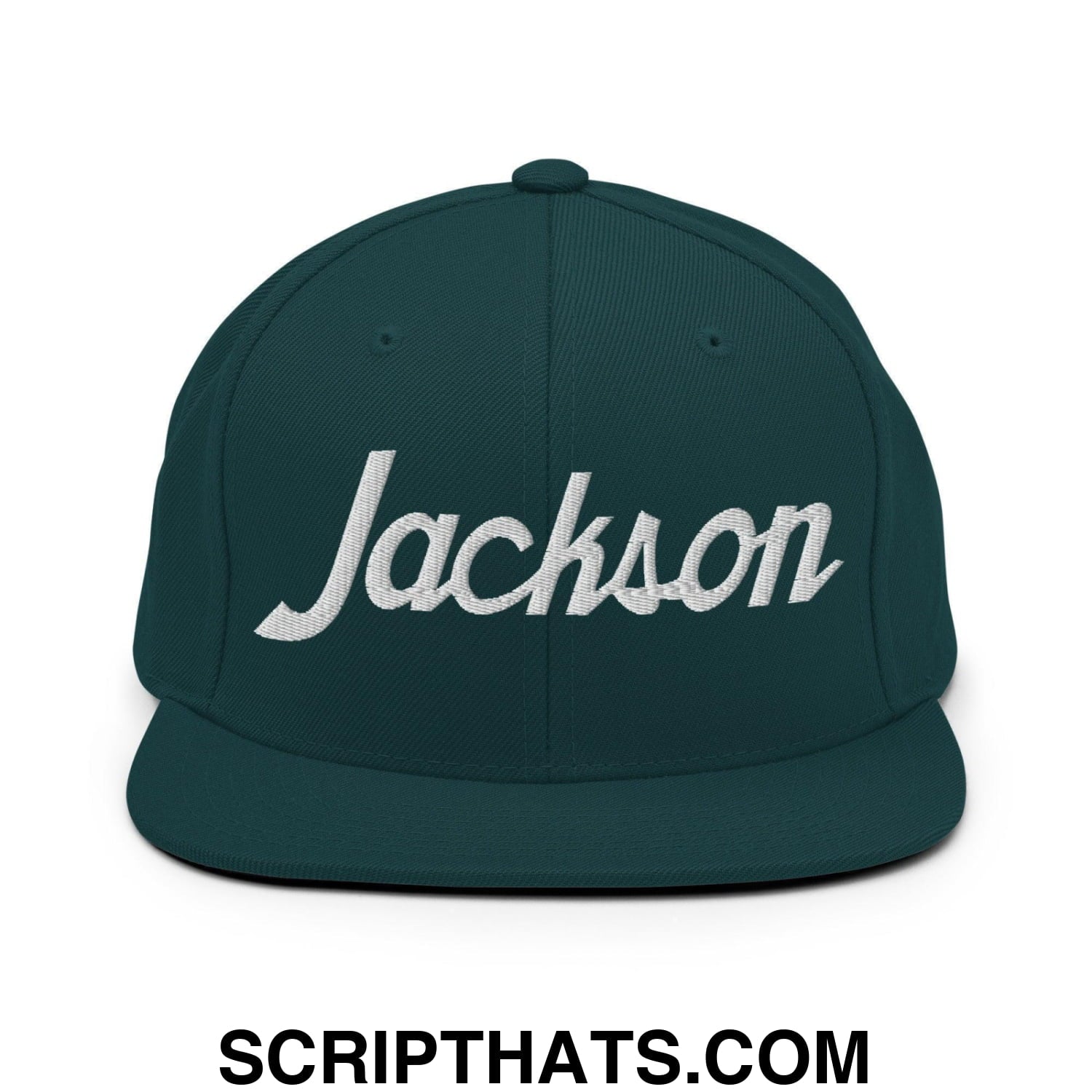 Jackson Script Snapback Hat Spruce