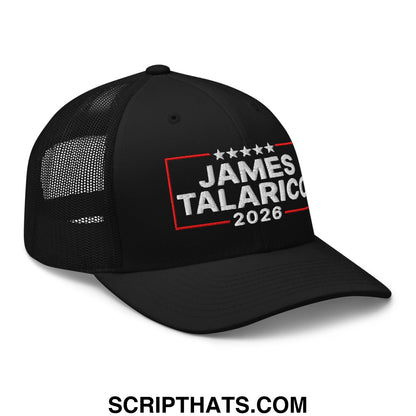 James Talarico 2026 Texas U.S. Senate Embroidered Mesh Trucker Hat Black