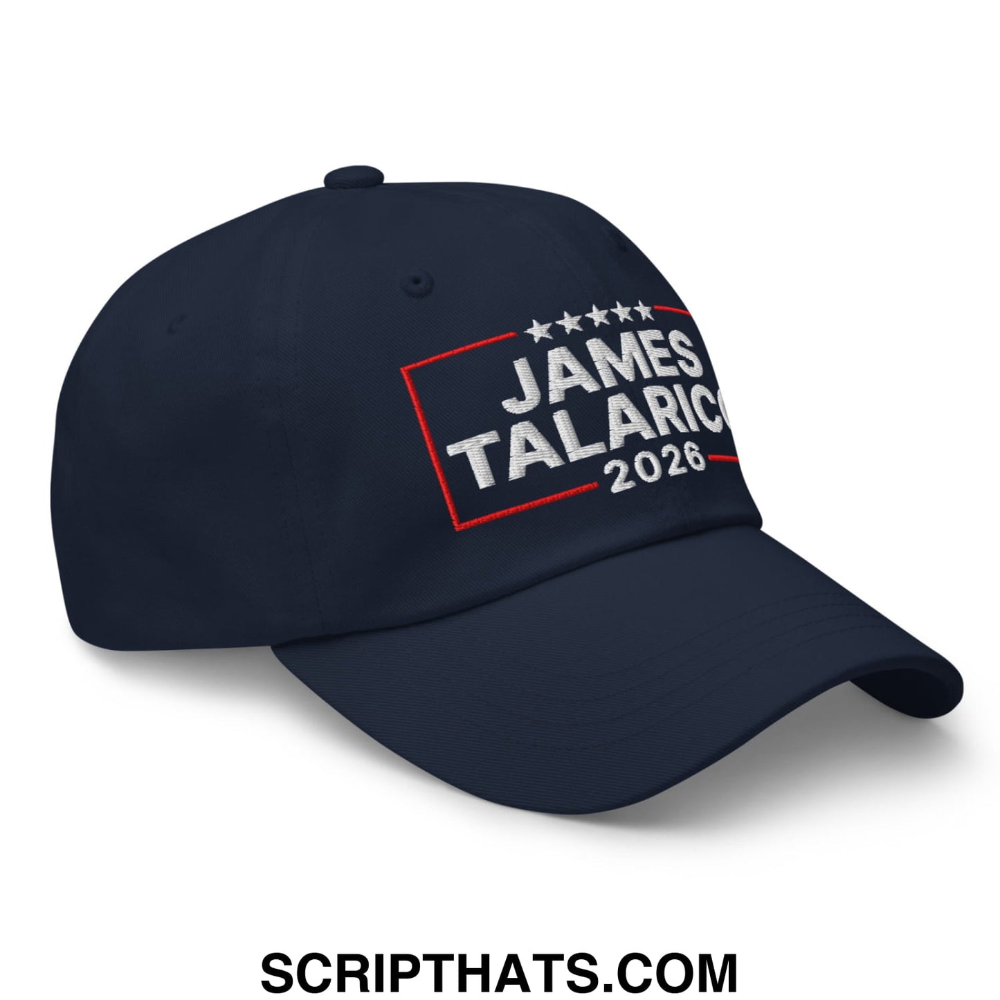 James Talarico 2026 Texas U.S. Senate Embroidered Unstructured Dad Hat Navy