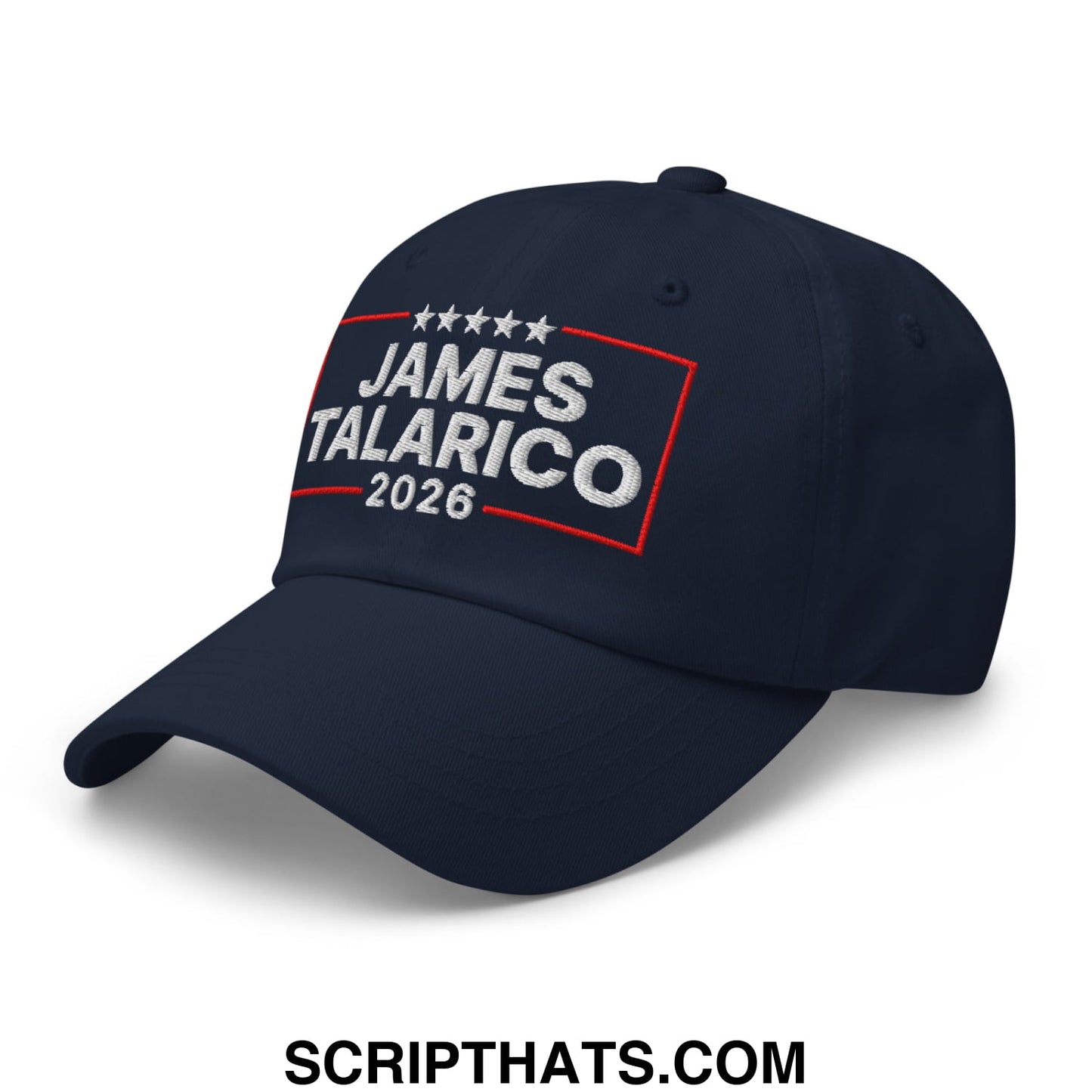 James Talarico 2026 Texas U.S. Senate Embroidered Unstructured Dad Hat Navy