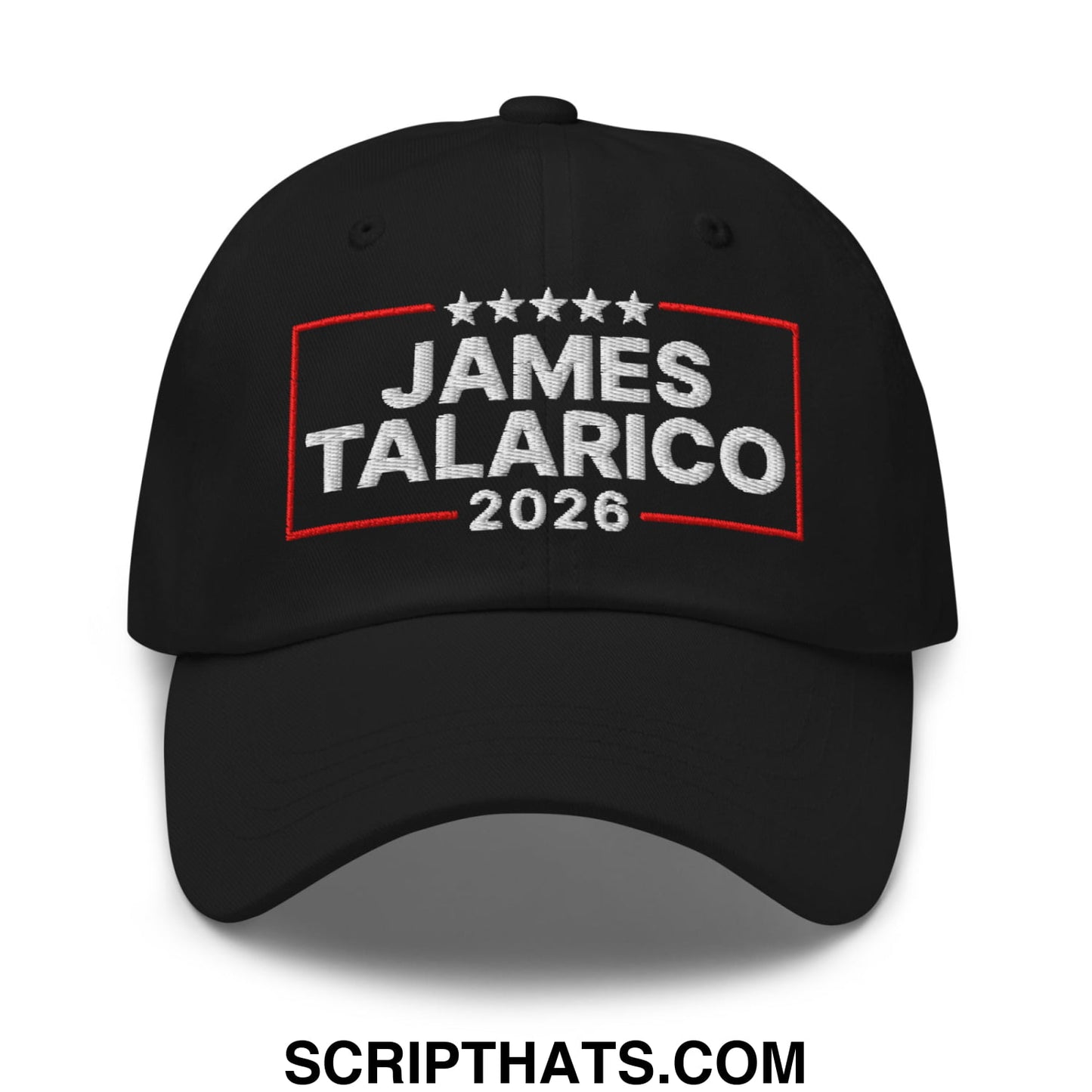 James Talarico 2026 Texas U.S. Senate Embroidered Unstructured Dad Hat Black