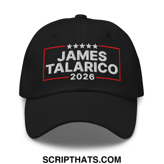 James Talarico 2026 Texas U.S. Senate Embroidered Unstructured Dad Hat Black