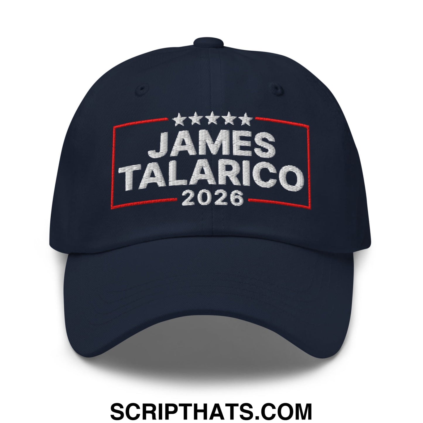 James Talarico 2026 Texas U.S. Senate Embroidered Unstructured Dad Hat Navy