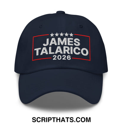 James Talarico 2026 Texas U.S. Senate Embroidered Unstructured Dad Hat Navy
