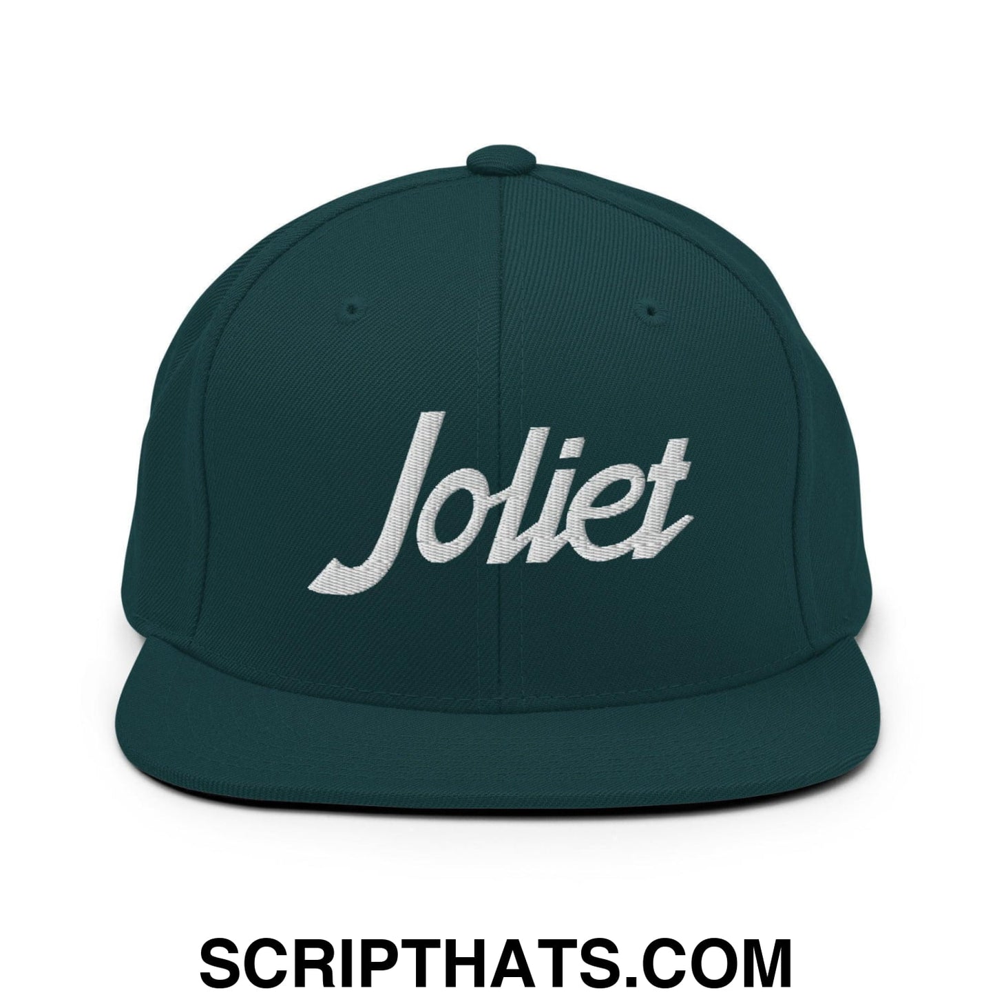 Joliet Script Snapback Hat Spruce