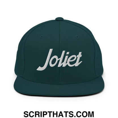 Joliet Script Snapback Hat Spruce
