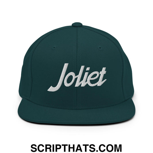 Joliet Script Snapback Hat Spruce