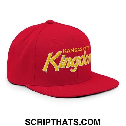Kansas City Kingdom Embroidered Flat Brim Bill Snapback Hat Default Title