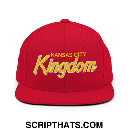 Kansas City Kingdom Embroidered Flat Brim Bill Snapback Hat Default Title