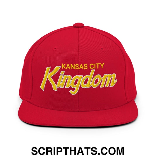 Kansas City Kingdom Embroidered Flat Brim Bill Snapback Hat Default Title