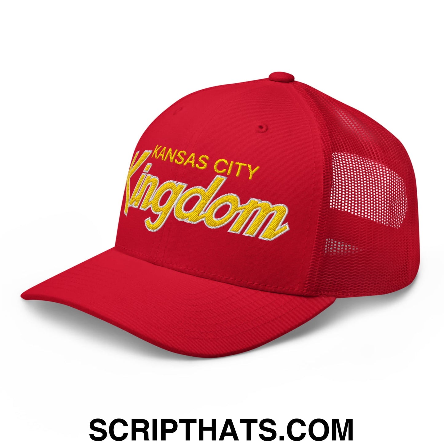 Kansas City Kingdom Embroidered Retro Mesh Trucker Hat Default Title