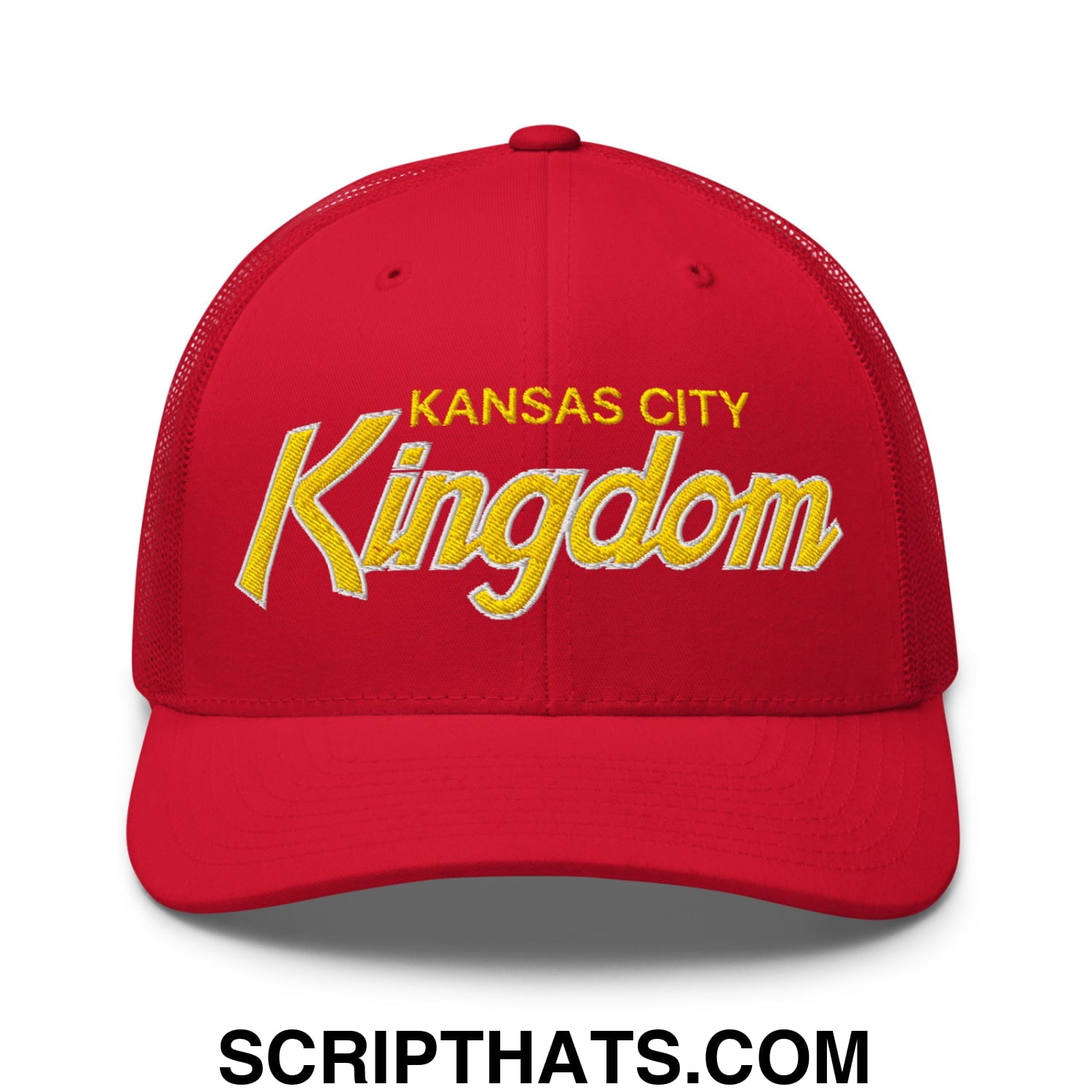 Kansas City Kingdom Embroidered Retro Mesh Trucker Hat Default Title