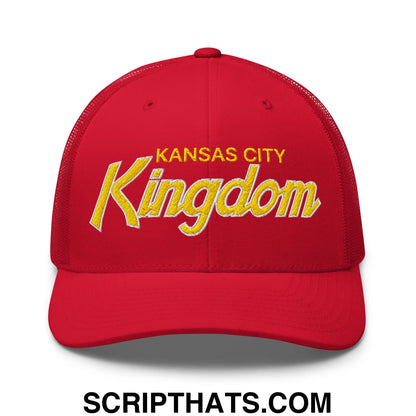 Kansas City Kingdom Embroidered Retro Mesh Trucker Hat Default Title