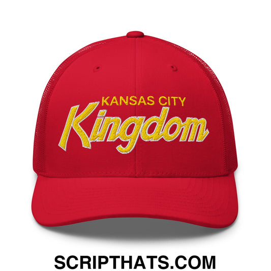 Kansas City Kingdom Embroidered Retro Mesh Trucker Hat Default Title