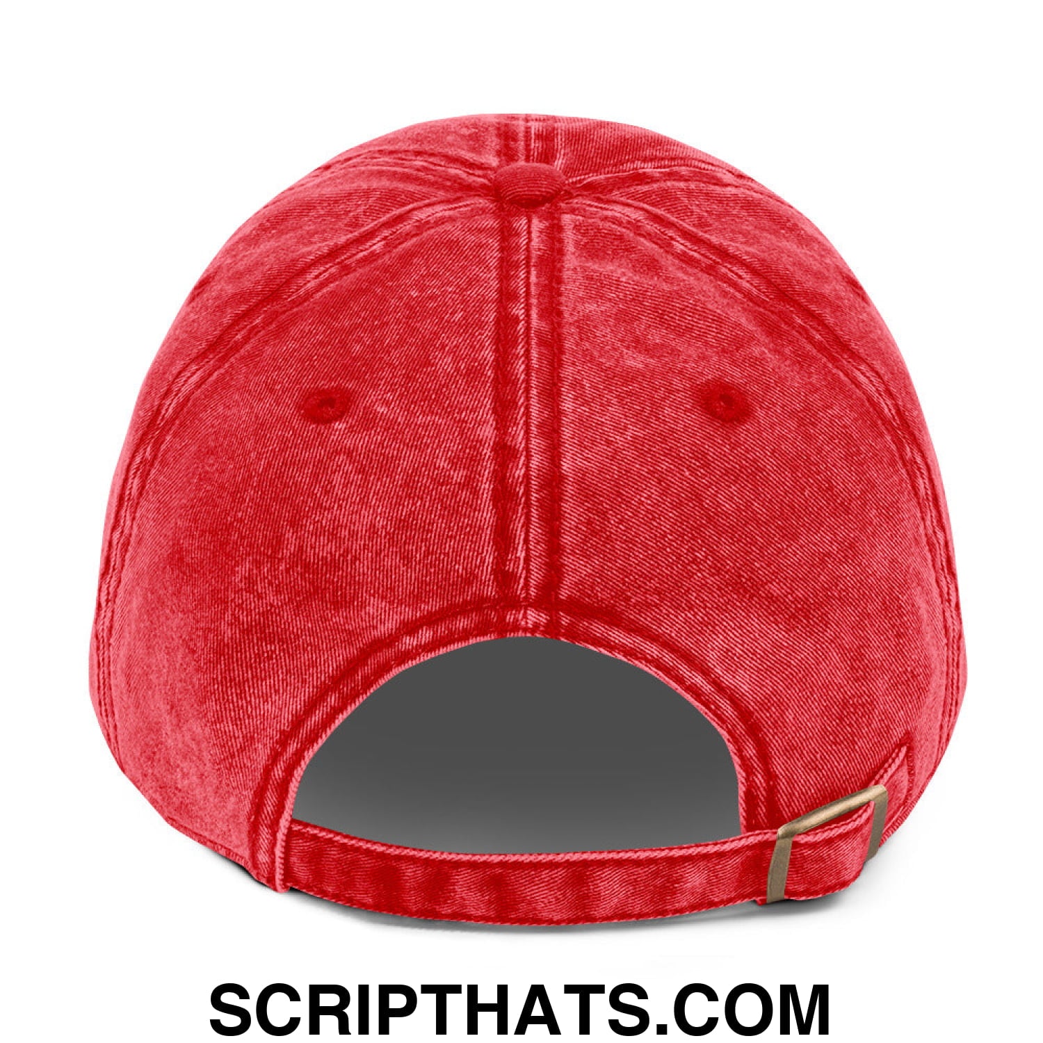 Keep Immigrants Deport Racists Embroidered Denim Dad Hat Red