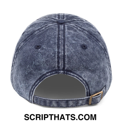 Keep Immigrants Deport Racists Embroidered Denim Dad Hat Navy