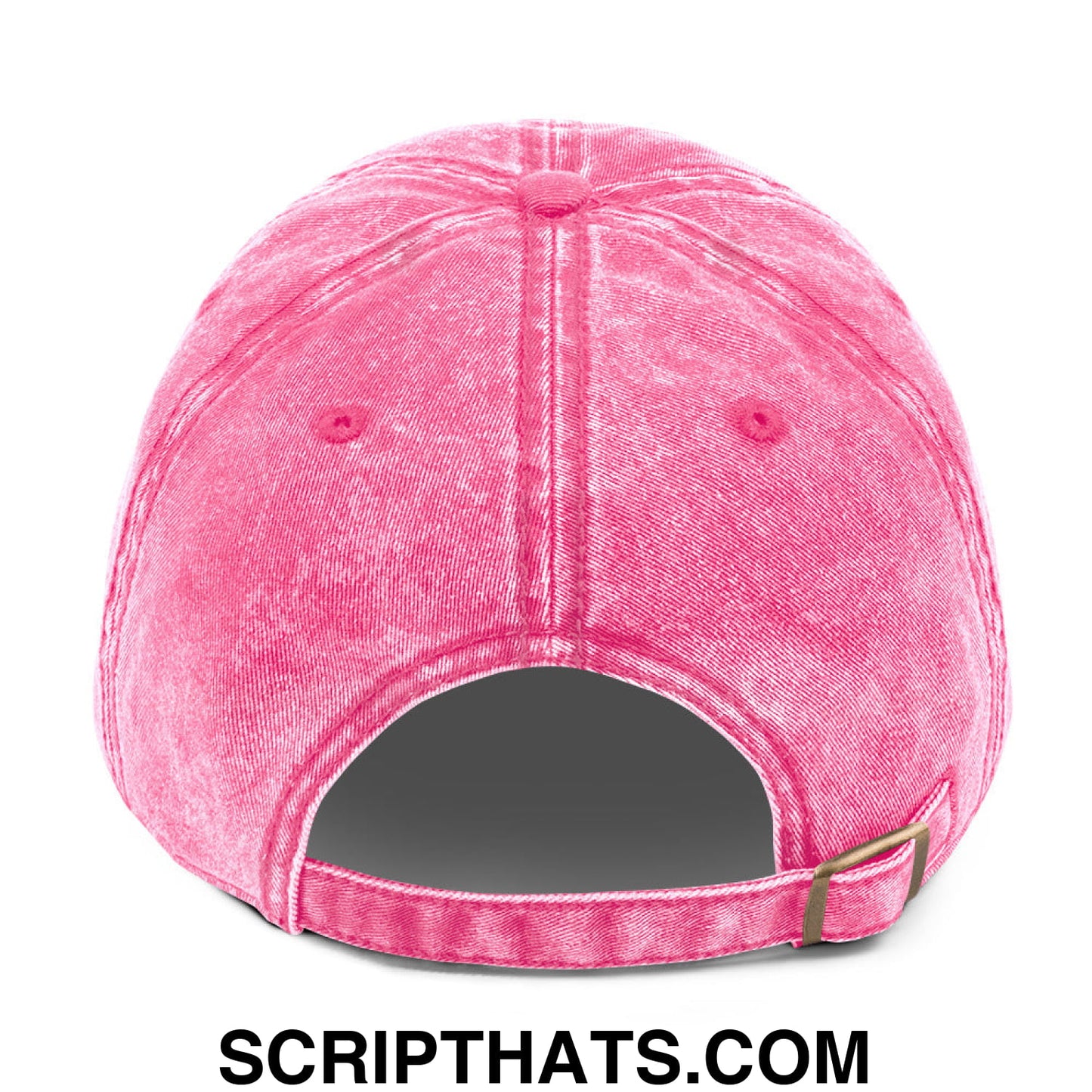 Keep Immigrants Deport Racists Embroidered Denim Dad Hat Pink