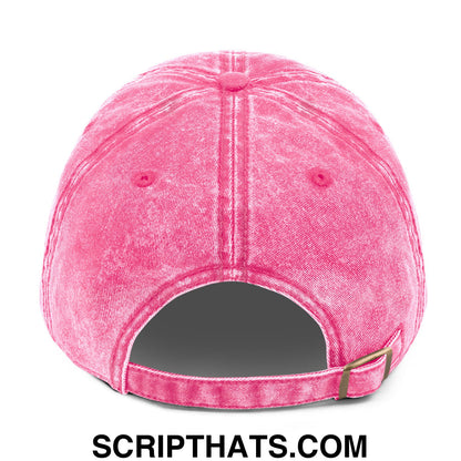 Keep Immigrants Deport Racists Embroidered Denim Dad Hat Pink