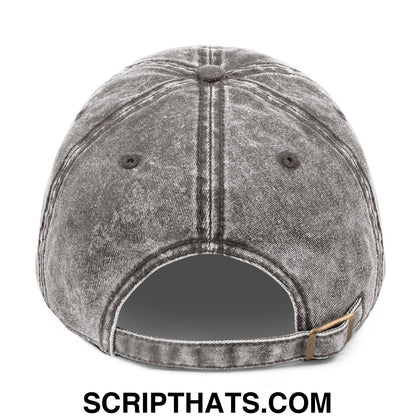 Keep Immigrants Deport Racists Embroidered Denim Dad Hat Charcoal Grey