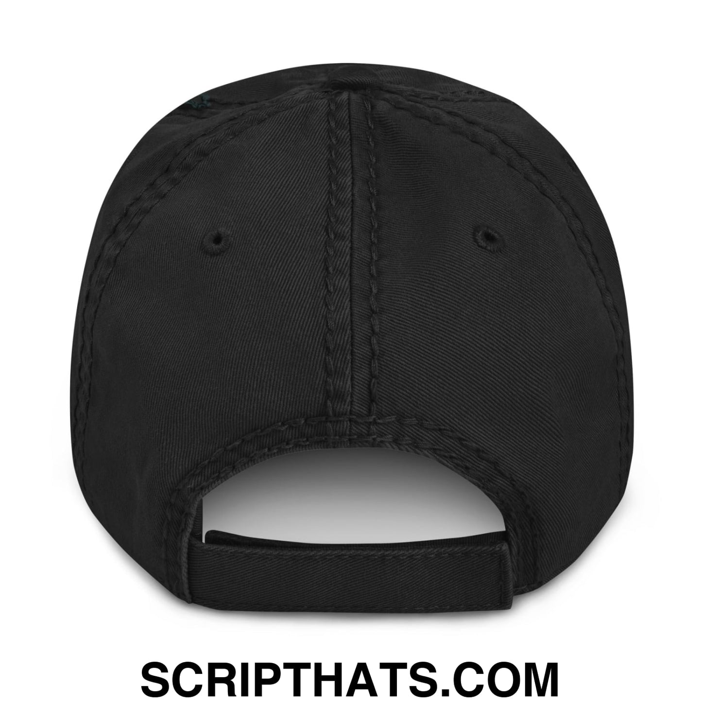 Keep Immigrants Deport Racists Embroidered Distressed Dad Hat Black