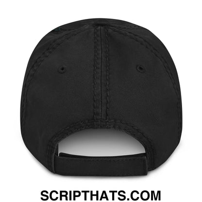 Keep Immigrants Deport Racists Embroidered Distressed Dad Hat Black