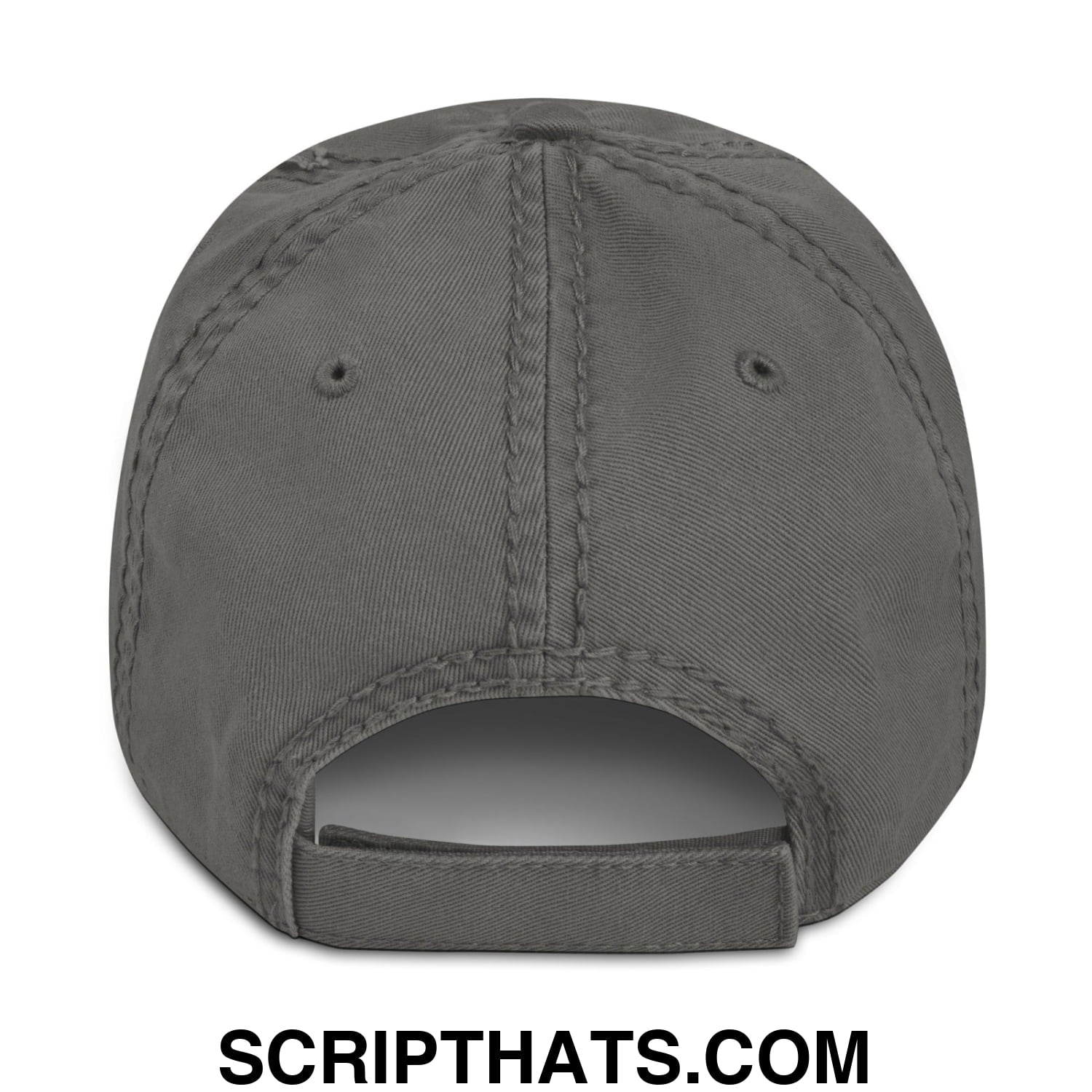 Keep Immigrants Deport Racists Embroidered Distressed Dad Hat Charcoal Grey