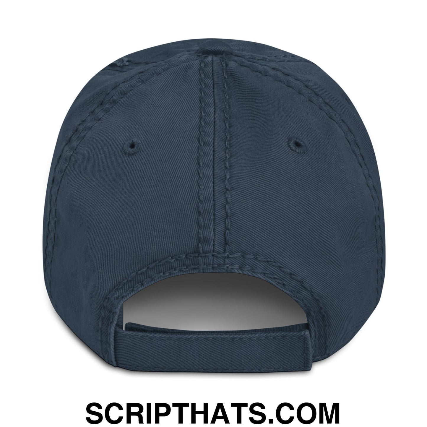 Keep Immigrants Deport Racists Embroidered Distressed Dad Hat Navy