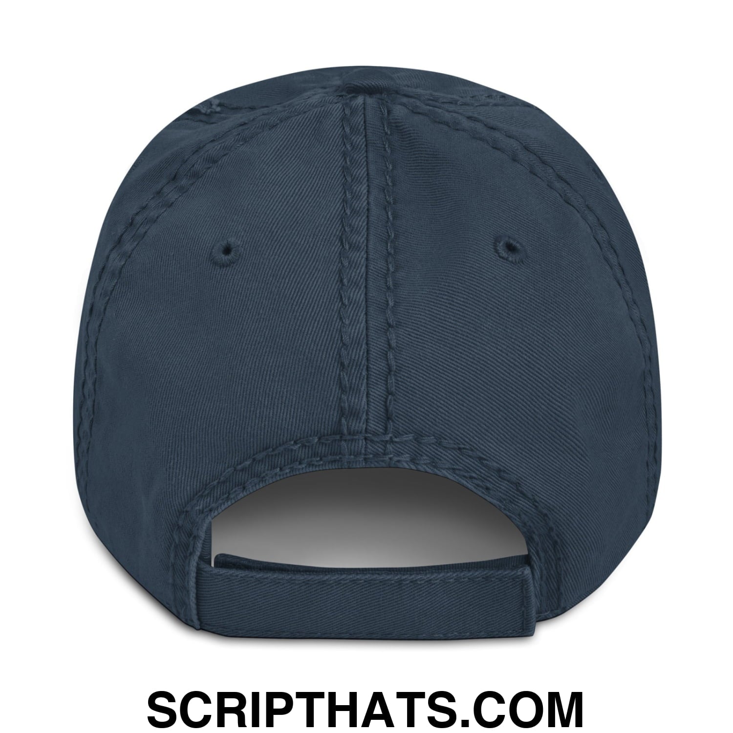 Keep Immigrants Deport Racists Embroidered Distressed Dad Hat Navy