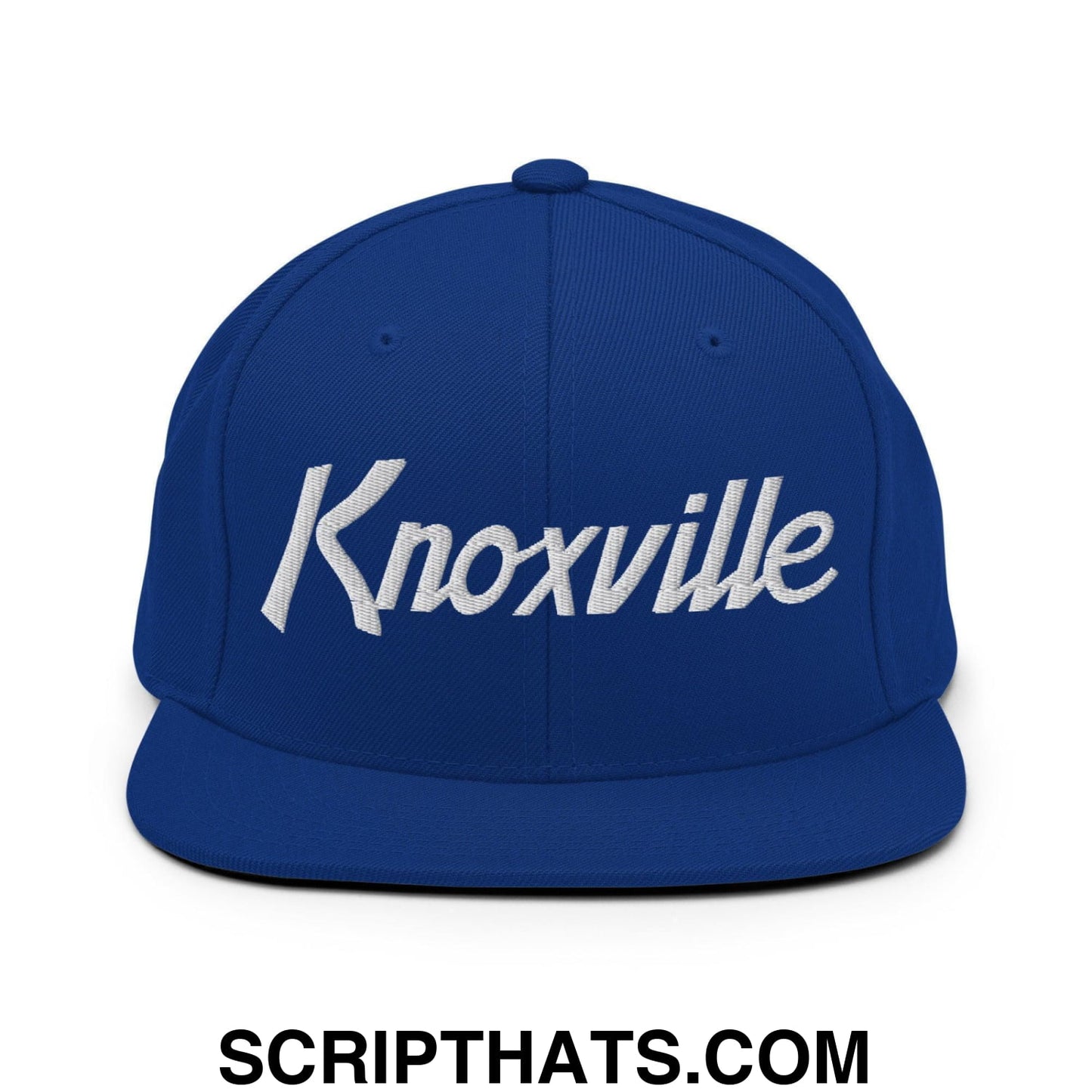 Knoxville Script Snapback Hat Royal Blue