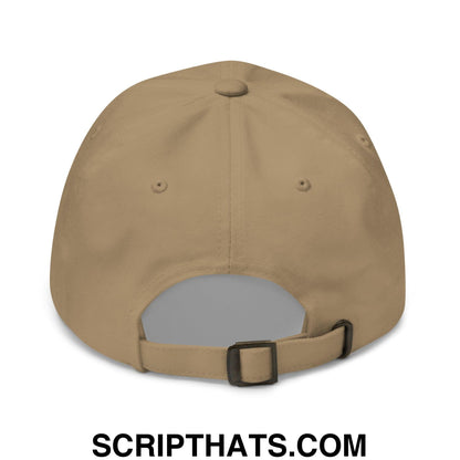 La Toxica OG Old English Dad Hat Khaki