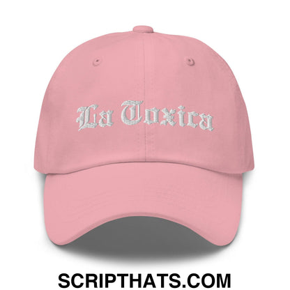 La Toxica OG Old English Dad Hat Pink