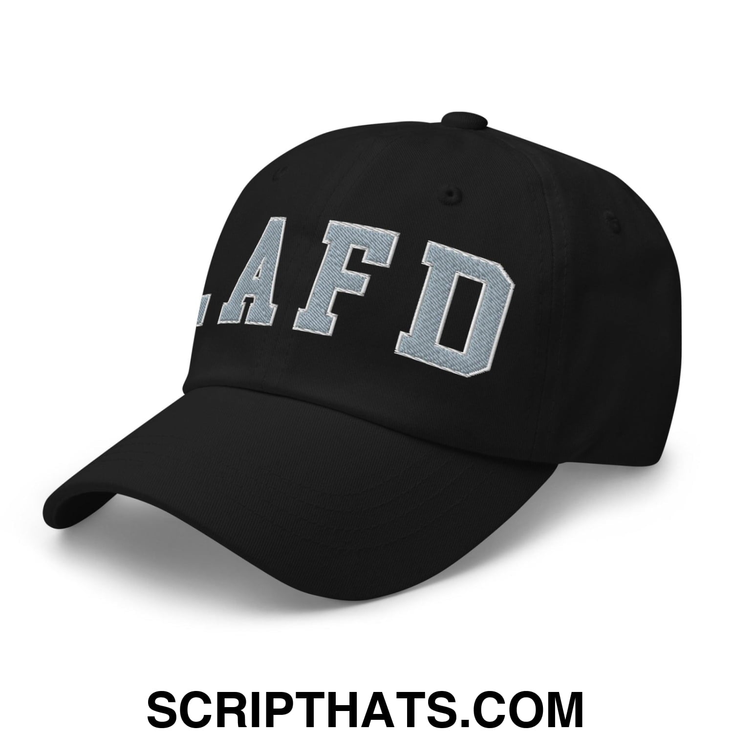 LAFD Los Angeles Fire Department Embroidered Dad Hat Black
