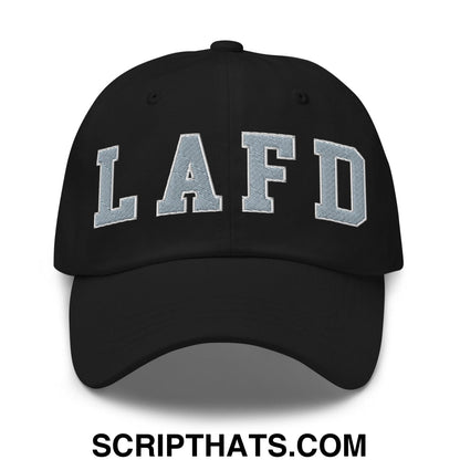 LAFD Los Angeles Fire Department Embroidered Dad Hat Black