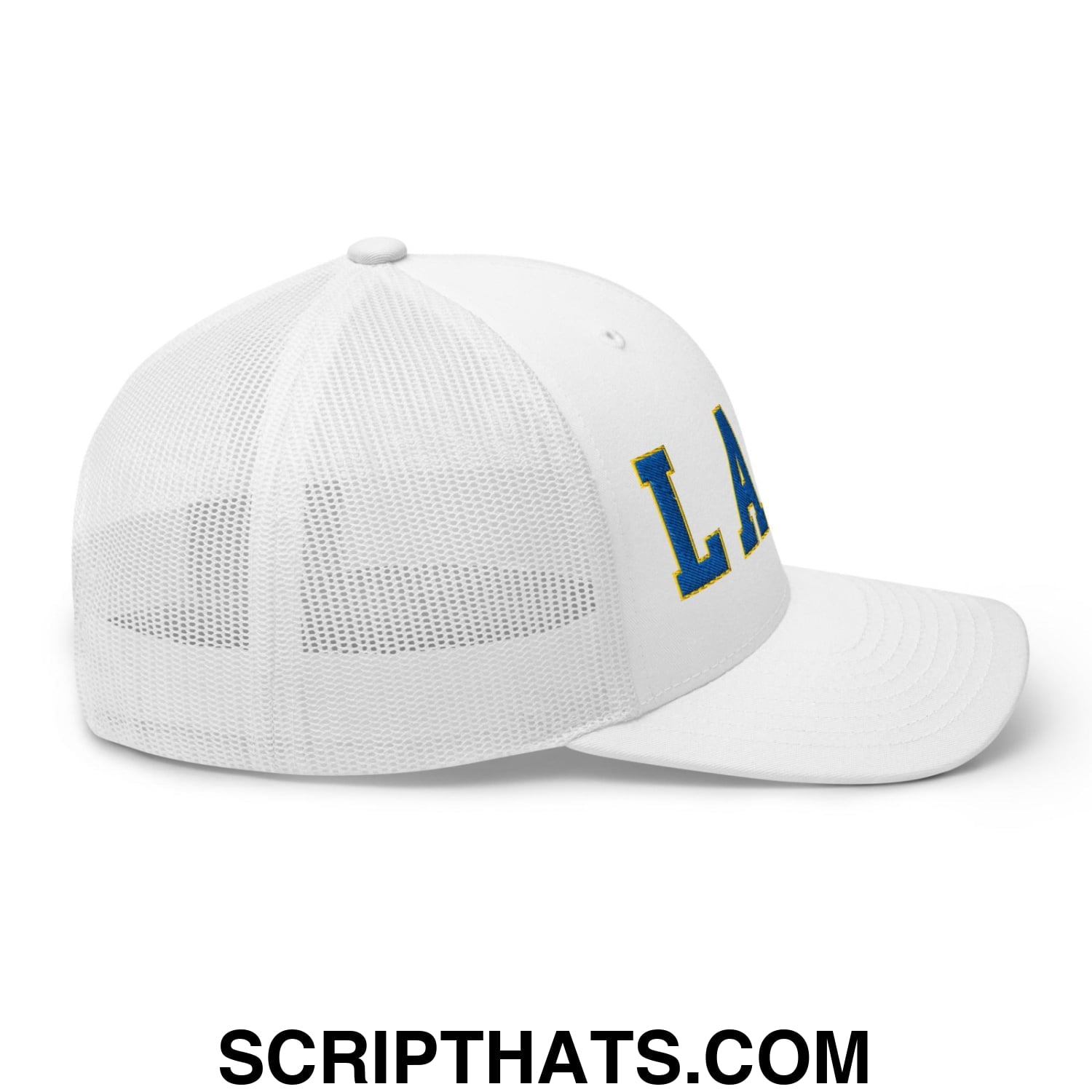 LAFD Los Angeles Fire Department Football Embroidered Mesh Trucker Hat Default Title