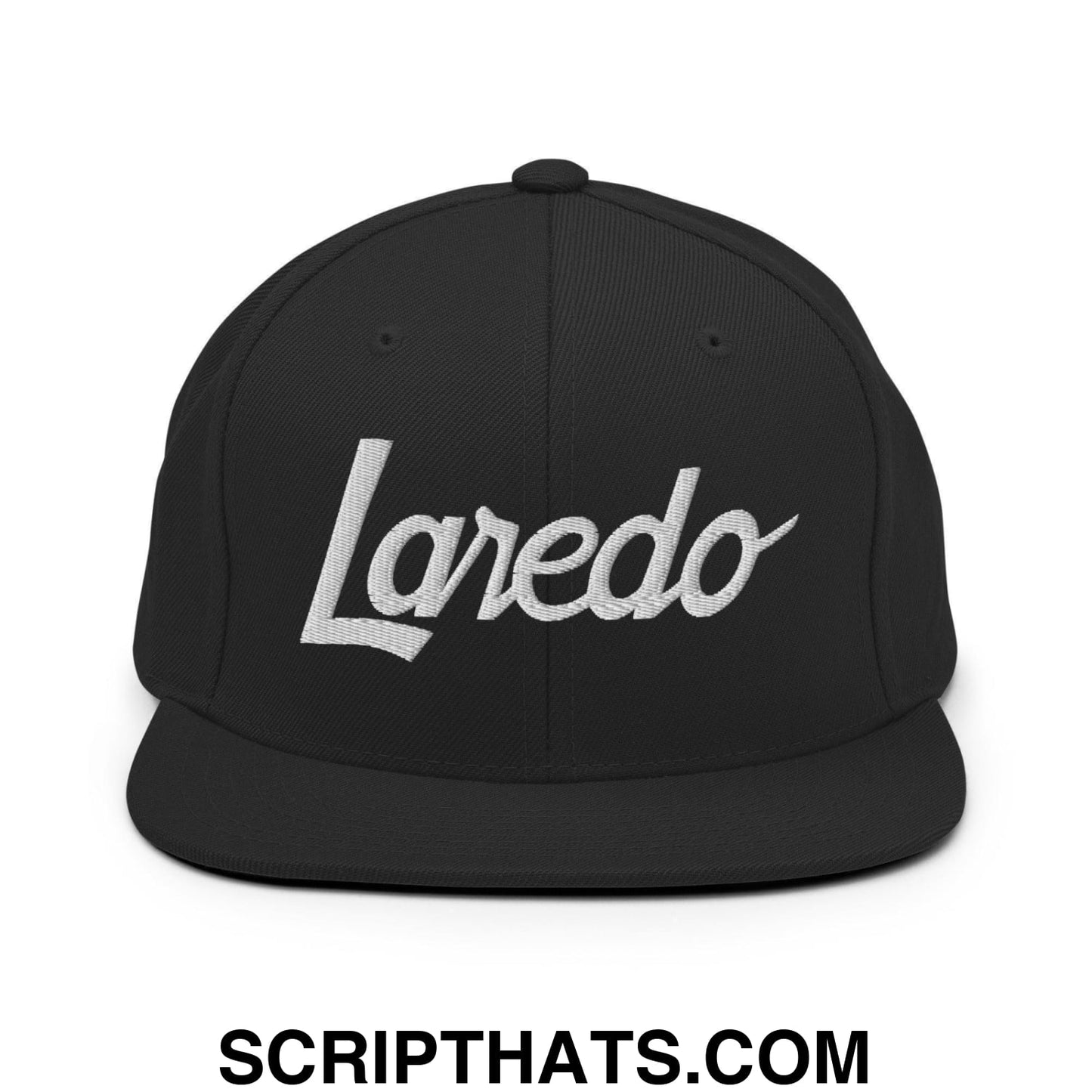 Laredo Script Snapback Hat Black