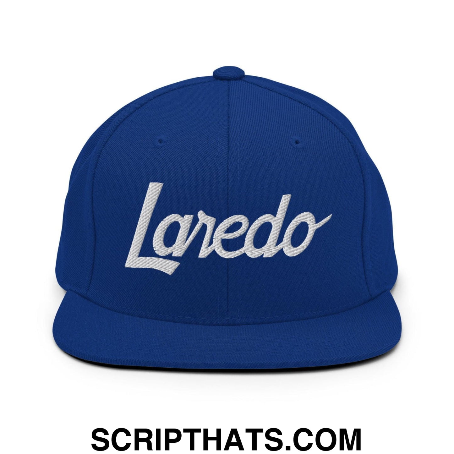 Laredo Script Snapback Hat Royal Blue