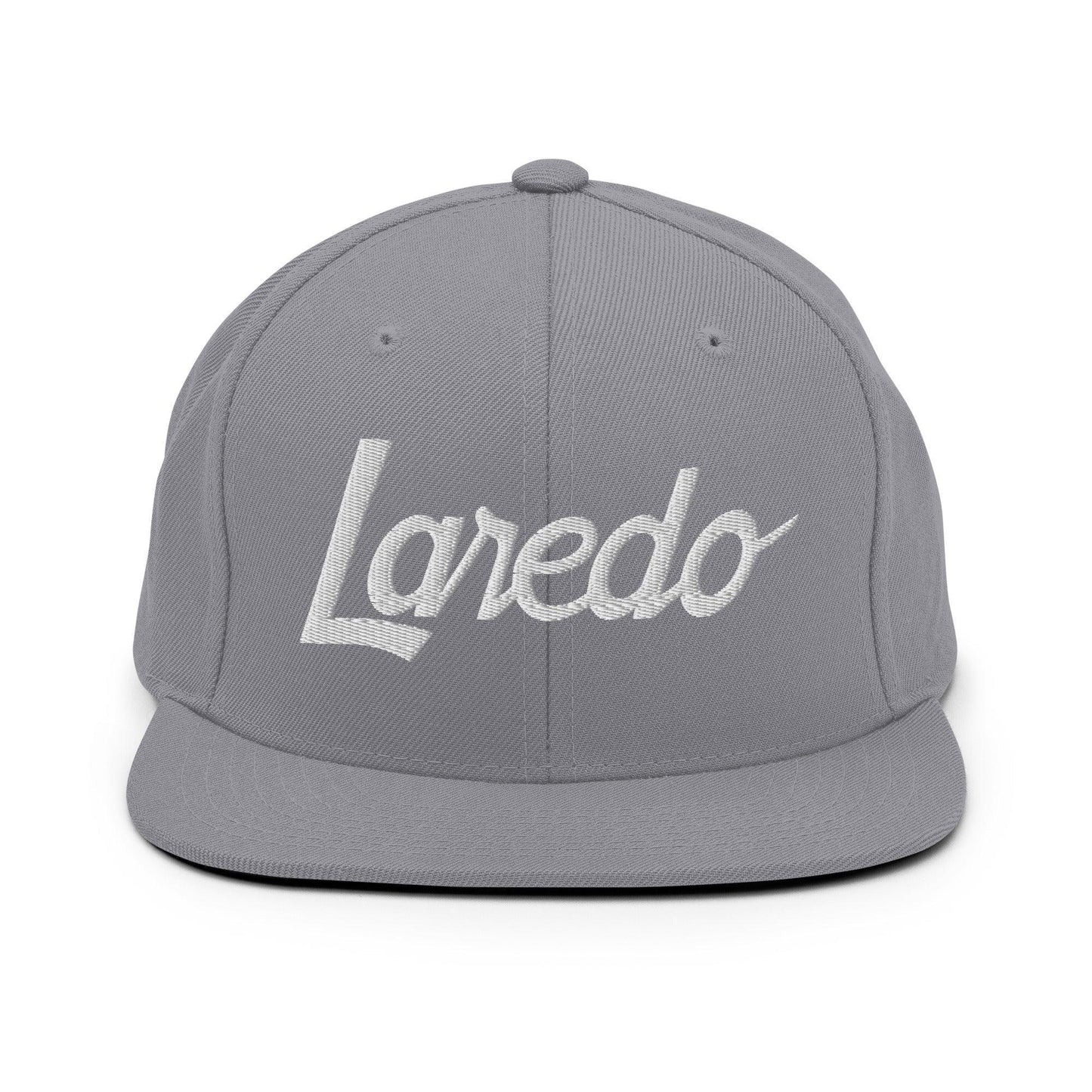 Laredo Script Snapback Hat Silver