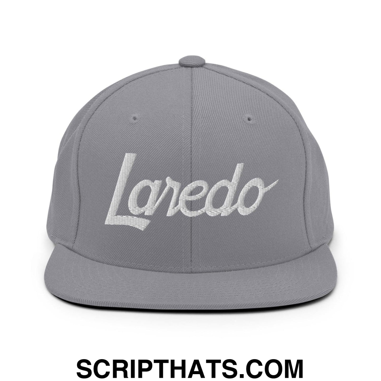 Laredo Script Snapback Hat Silver