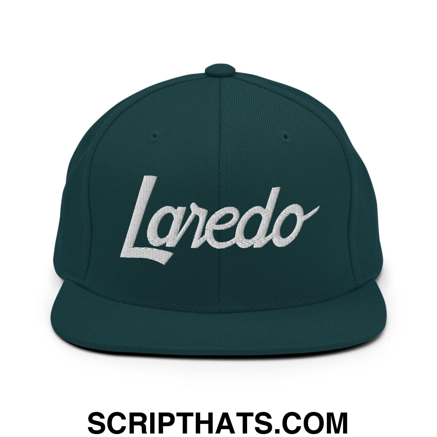 Laredo Script Snapback Hat Spruce
