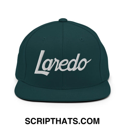 Laredo Script Snapback Hat Spruce