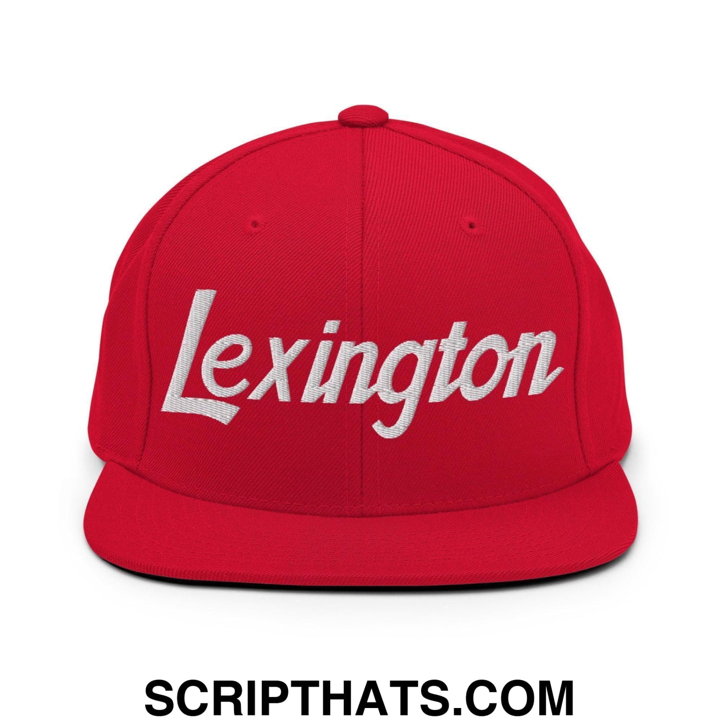 Lexington Script Snapback Hat Red