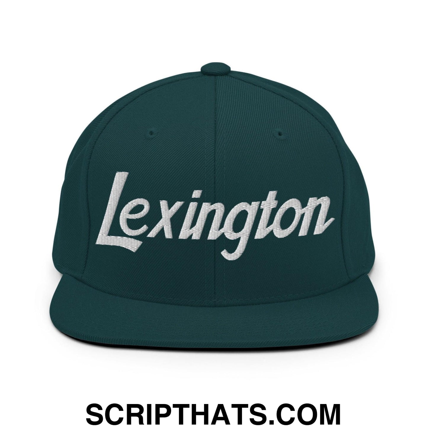 Lexington Script Snapback Hat Spruce