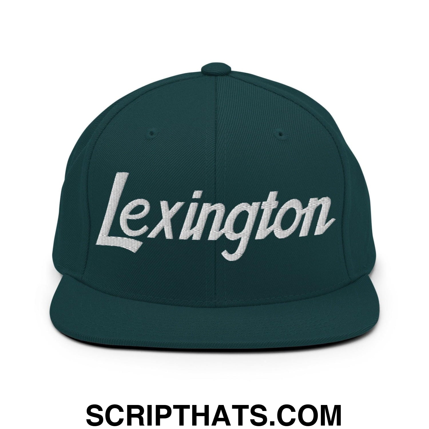 Lexington Script Snapback Hat Spruce