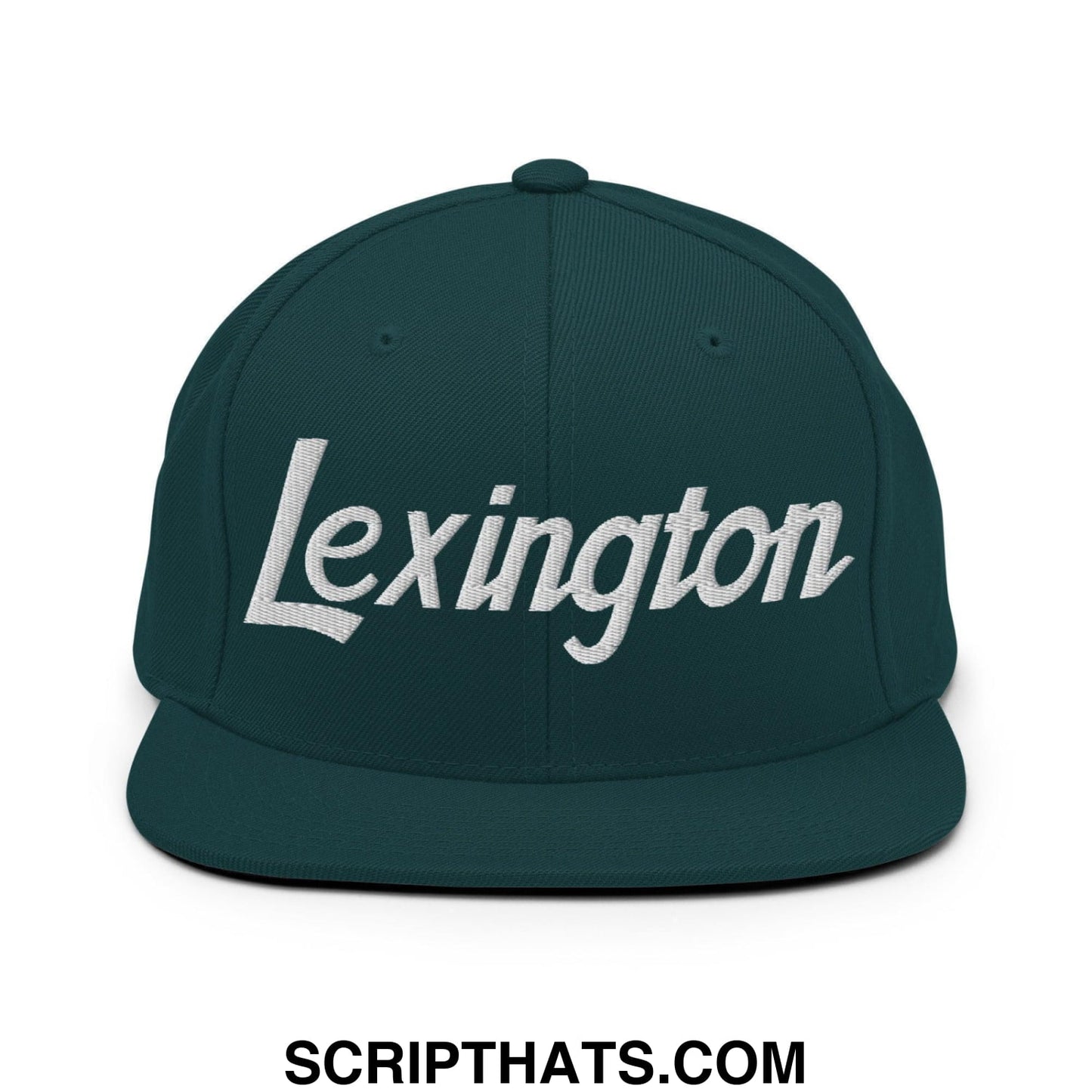 Lexington Script Snapback Hat Spruce