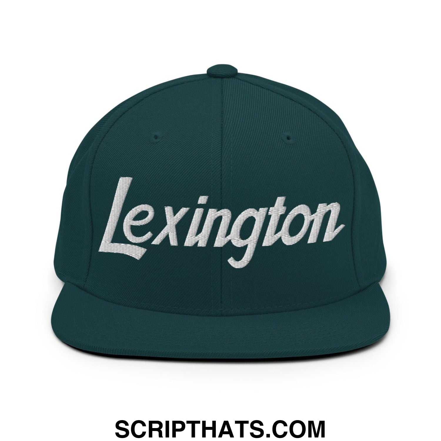 Lexington Script Snapback Hat Spruce
