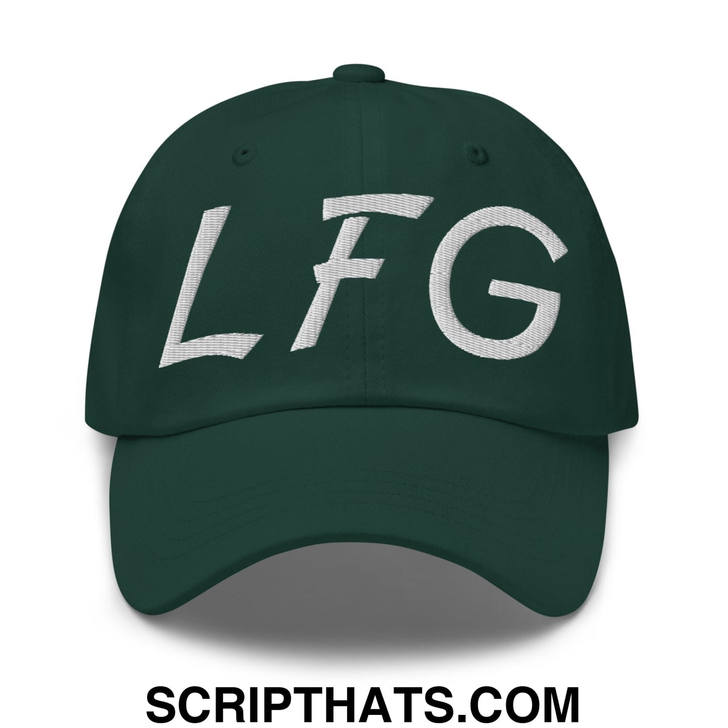 LFG Embroidered Unstructured Dad Hat Spruce