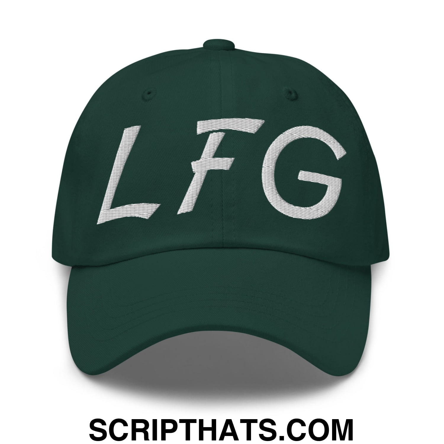LFG Embroidered Unstructured Dad Hat Spruce